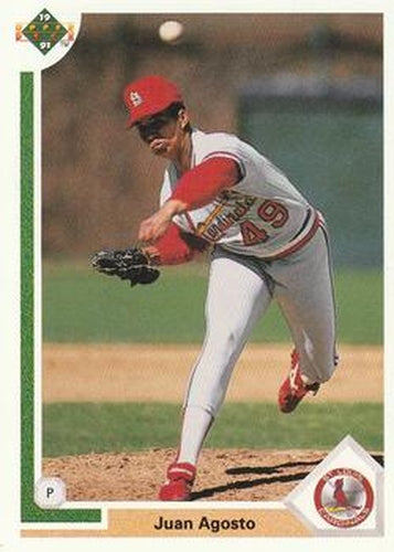 #788 Juan Agosto - St. Louis Cardinals - 1991 Upper Deck Baseball