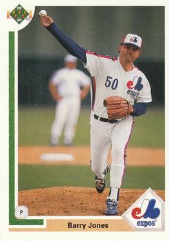 #789 Barry Jones - Montreal Expos - 1991 Upper Deck Baseball