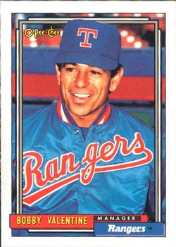 #789 Bobby Valentine - Texas Rangers - 1992 O-Pee-Chee Baseball