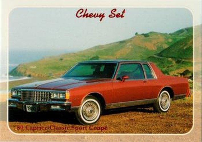 #78 80 Caprice Classic Sport Coupe - 1992 Collect-A-Card Chevy