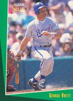 #78 George Brett - Kansas City Royals - 1993 Select Baseball