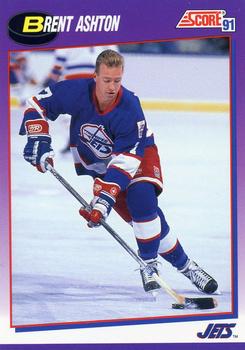 #78 Brent Ashton - Winnipeg Jets - 1991-92 Score American Hockey