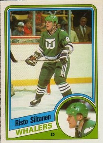 #78 Risto Siltanen - Hartford Whalers - 1984-85 O-Pee-Chee Hockey