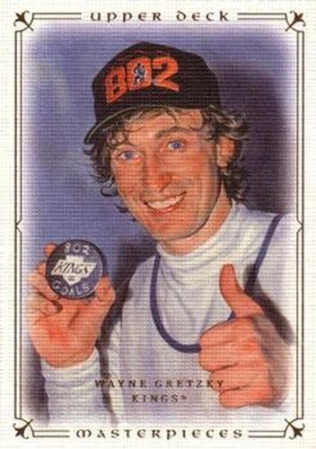 #78 Wayne Gretzky - Los Angeles Kings - 2008-09 Upper Deck Masterpieces Hockey