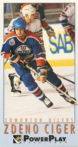 #78 Zdeno Ciger - Edmonton Oilers - 1993-94 Fleer PowerPlay Hockey