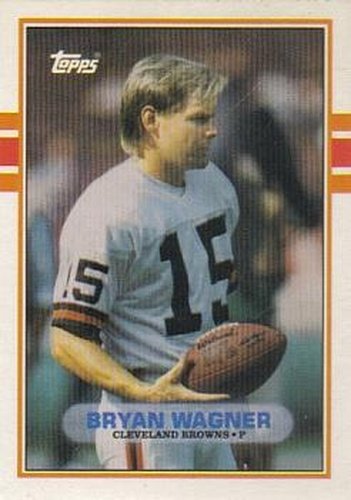 #78T Bryan Wagner - Cleveland Browns - 1989 Topps Traded Football