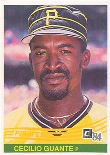 #78 Cecilio Guante - Pittsburgh Pirates - 1984 Donruss Baseball