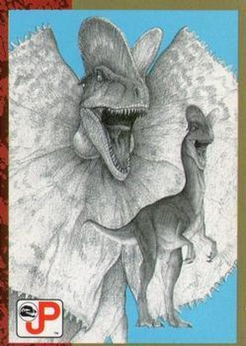 #78 Dilophosaur - 1993 Topps Jurassic Park