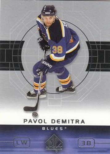 #78 Pavol Demitra - St. Louis Blues - 2002-03 SP Authentic Hockey