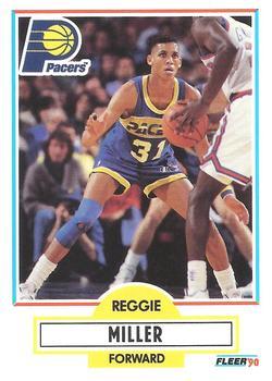 #78 Reggie Miller - Indiana Pacers - 1990-91 Fleer Basketball