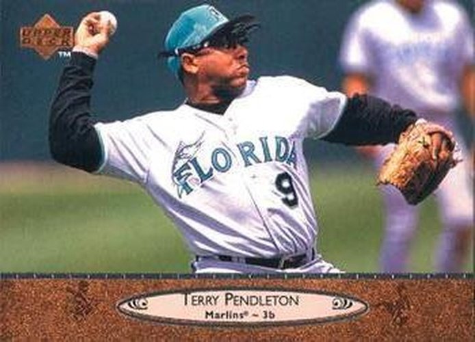 #78 Terry Pendleton - Florida Marlins - 1996 Upper Deck Baseball