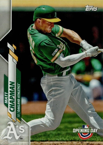 #78 Matt Chapman - Oakland Athletics - 2020 Topps Opening Day Baseball