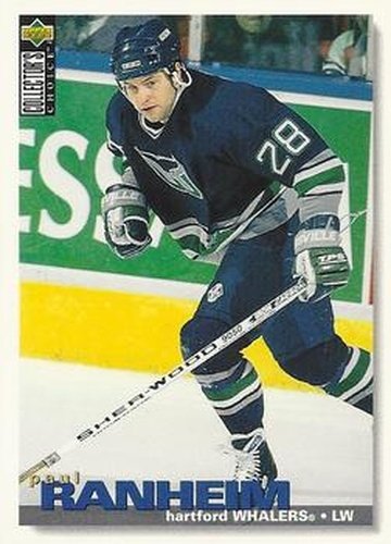 #78 Paul Ranheim - Hartford Whalers - 1995-96 Collector's Choice Hockey
