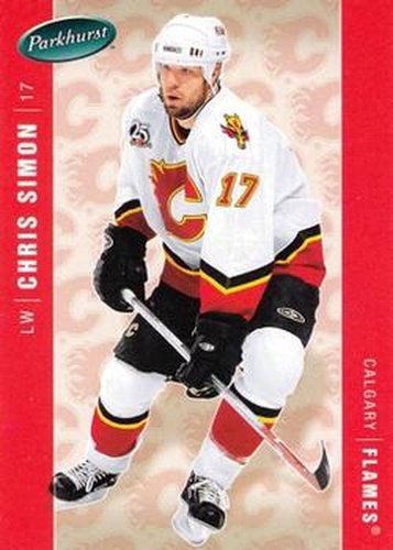 #78 Chris Simon - Calgary Flames - 2005-06 Parkhurst Hockey