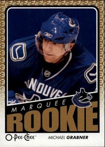 #792 Michael Grabner - Vancouver Canucks - 2009-10 O-Pee-Chee Hockey