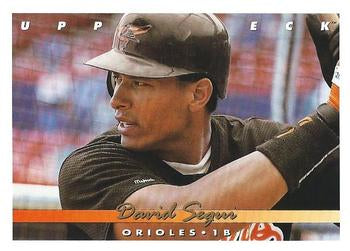#792 David Segui - Baltimore Orioles - 1993 Upper Deck Baseball