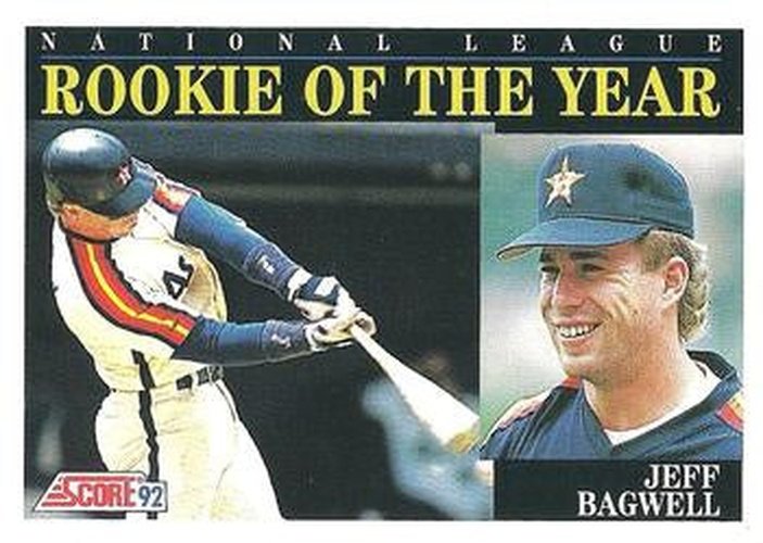 #793 Jeff Bagwell - Houston Astros - 1992 Score Baseball
