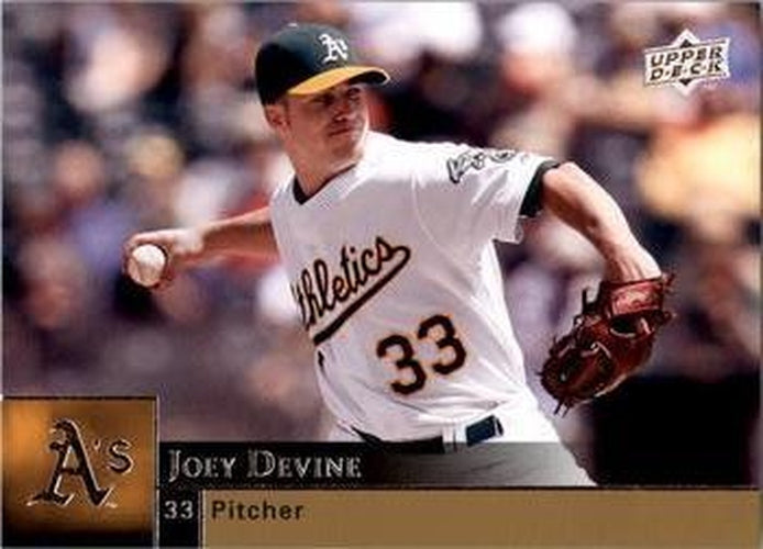 #793 Joey Devine - Oakland Athletics - 2009 Upper Deck Baseball
