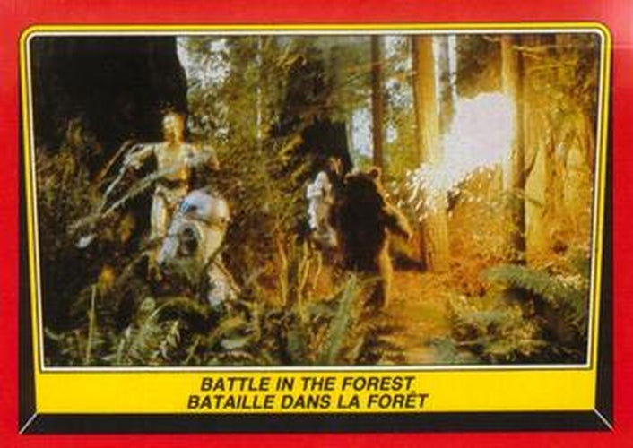 #112 Battle in the Forest - 1983 O-Pee-Chee Return Of The Jedi