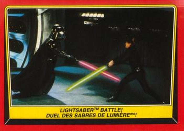 #120 Lightsaber Battle - 1983 O-Pee-Chee Return Of The Jedi