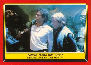 #37 Facing Jabba the Hutt - 1983 O-Pee-Chee Return Of The Jedi