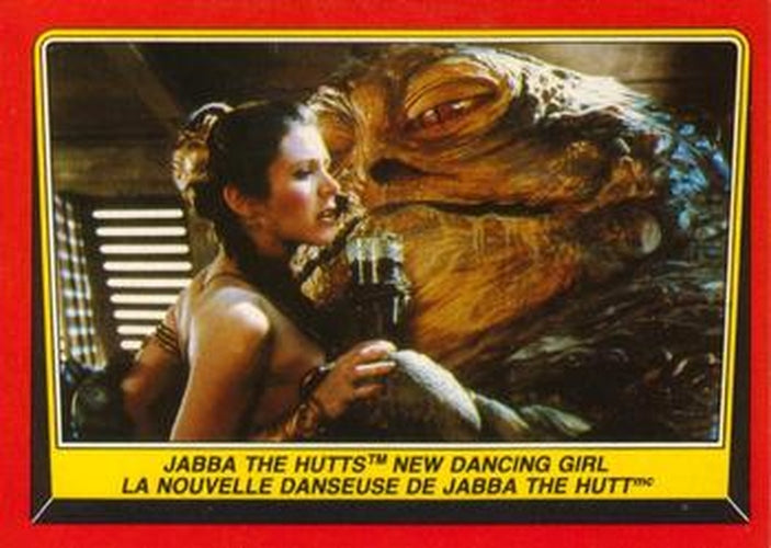 #39 Jabba the Hutt's New Dancing Girl - 1983 O-Pee-Chee Return Of The Jedi