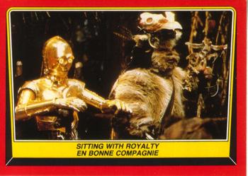 #82 Sitting with Royalty - 1983 O-Pee-Chee Return Of The Jedi