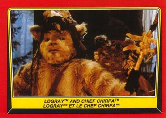 #85 Logray and Chief Chirpa - 1983 O-Pee-Chee Return Of The Jedi