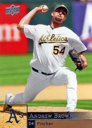 #797 Andrew Brown - Oakland Athletics - 2009 Upper Deck Baseball
