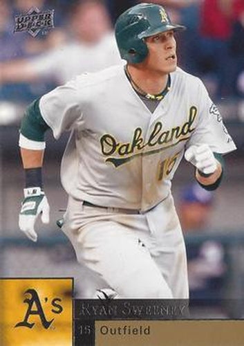 #798 Ryan Sweeney - Oakland Athletics - 2009 Upper Deck Baseball