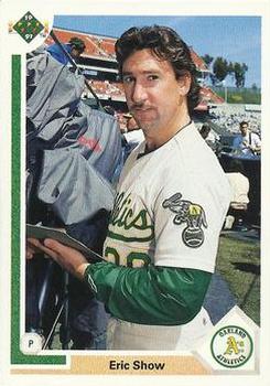 #798 Eric Show - Oakland Athletics - 1991 Upper Deck Baseball