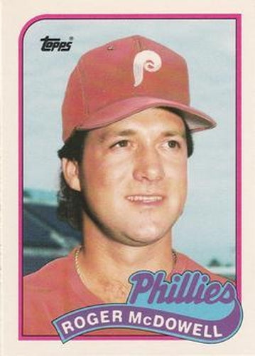 #79T Roger McDowell - Philadelphia Phillies - 1989 Topps Traded Baseball