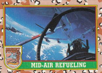 #79 Mid-Air Refueling - 1991 Topps Desert Storm
