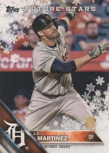 #HMW79 J.D. Martinez - Detroit Tigers - 2016 Topps Holiday Baseball