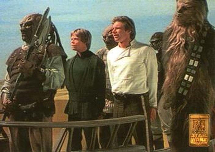 #79 Luke, Han and Chewbacca - 1997 Merlin Star Wars Special Edition