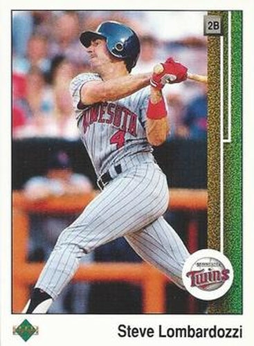 #179 Steve Lombardozzi - Minnesota Twins - 1989 Upper Deck Baseball