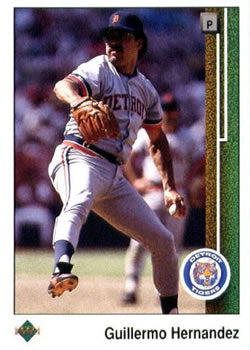 #279 Guillermo Hernandez - Detroit Tigers - 1989 Upper Deck Baseball