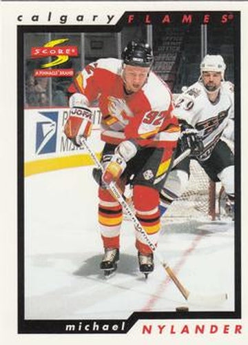 #79 Michael Nylander - Calgary Flames - 1996-97 Score Hockey