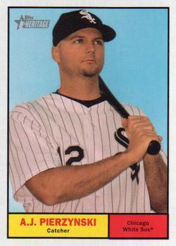#79 A.J. Pierzynski - Chicago White Sox - 2010 Topps Heritage Baseball