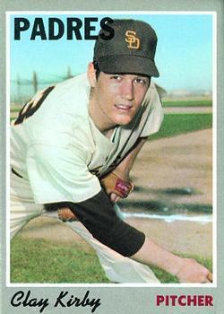 #79 Clay Kirby - San Diego Padres - 1970 Topps Baseball