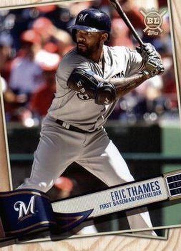#79 Eric Thames - Milwaukee Brewers - 2019 Topps Big League Baseball