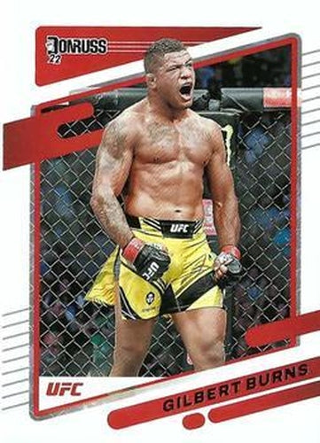 #79 Gilbert Burns - 2022 Donruss UFC MMA