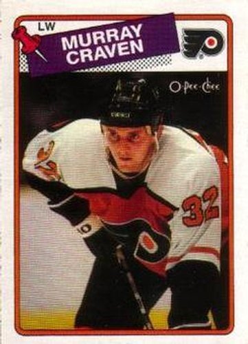 #79 Murray Craven - Philadelphia Flyers - 1988-89 O-Pee-Chee Hockey