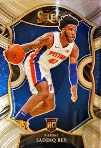 #79 Saddiq Bey - Detroit Pistons - 2020-21 Panini Select Basketball