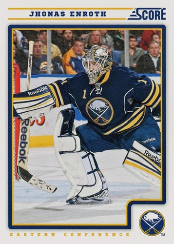 #79 Jhonas Enroth - Buffalo Sabres - 2012-13 Score Hockey