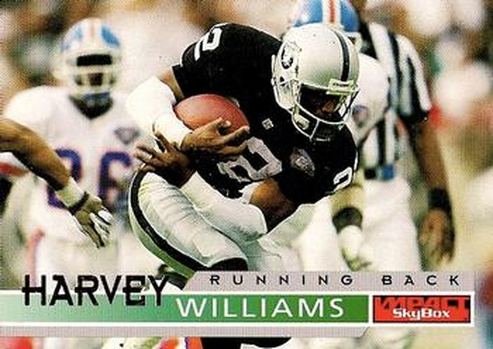 #79 Harvey Williams - Oakland Raiders - 1995 SkyBox Impact Football