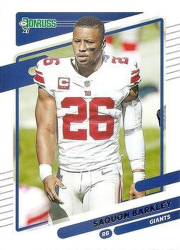 #79b Saquon Barkley - New York Giants - 2021 Donruss Football