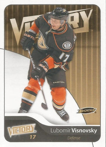 #7 Lubomir Visnovsky - Anaheim Ducks - 2011-12 Upper Deck Victory Hockey