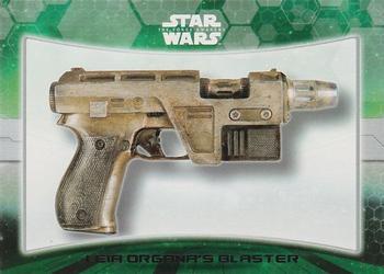 #7 Leia Organa's blaster - 2015 Topps Star Wars The Force Awakens - Weapons