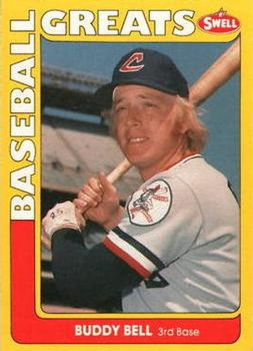 #7 Buddy Bell - Cleveland Indians - 1991 Swell Baseball Greats